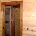 Wooden interior, bedroom addition