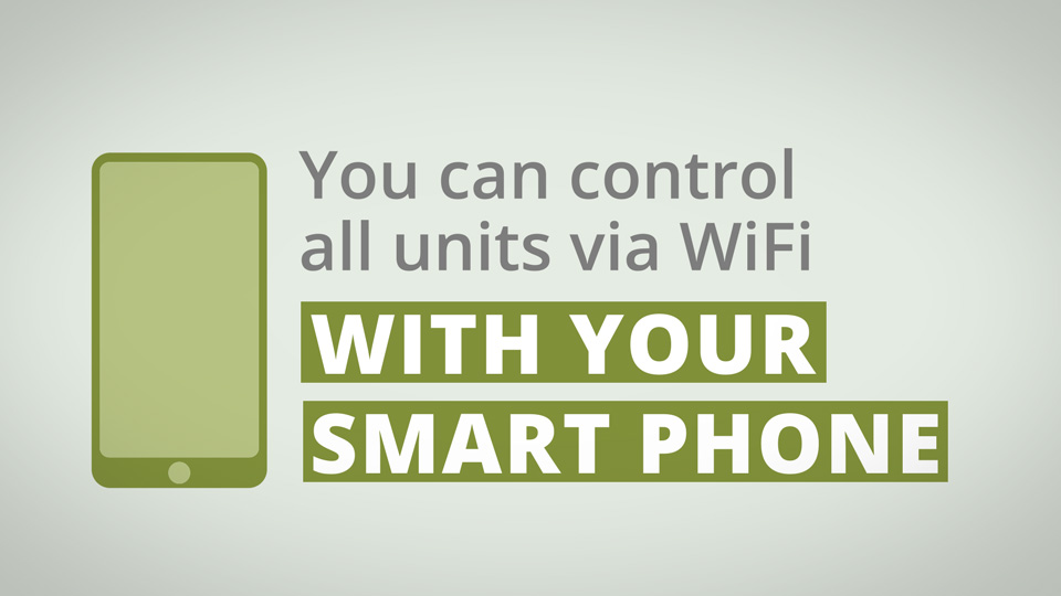 Mini-splits smart phone control